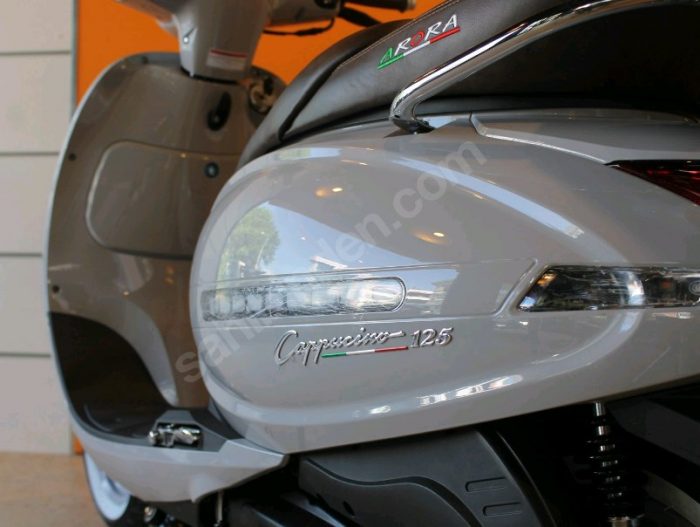 Arora Cappucino 125 2022 Model Motor Sıfır kilometre Taksitle Motosiklet Gri 3